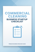 Commercial Cleaning Business Startup Checklist Cover
